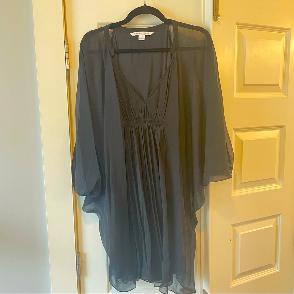 DVF black Dress with Dolman Sleeves